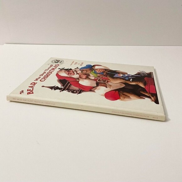 Vintage 1980 The Bear Who Slept Through Christmas by John Barrett Hardcover Book - Picture 7 of 16